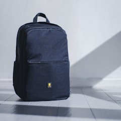Black backpack